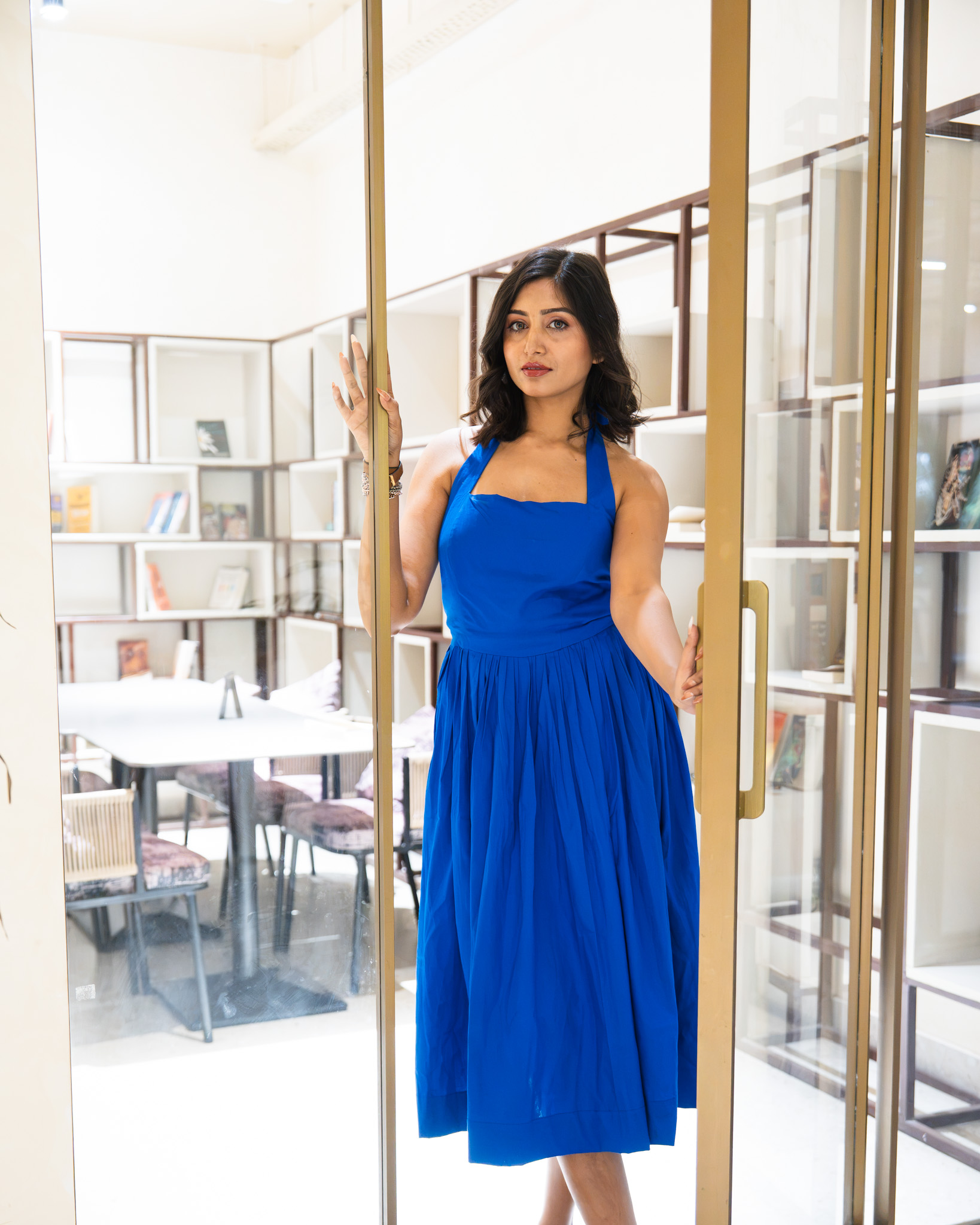 Blue Heaven Halter Dress