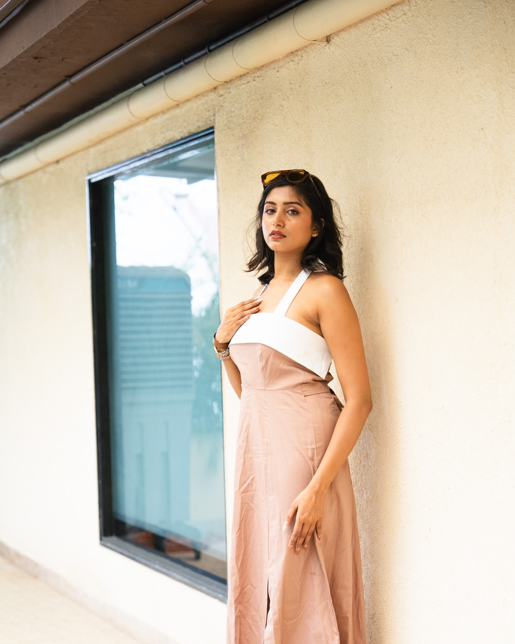 Beige Embrace Dress