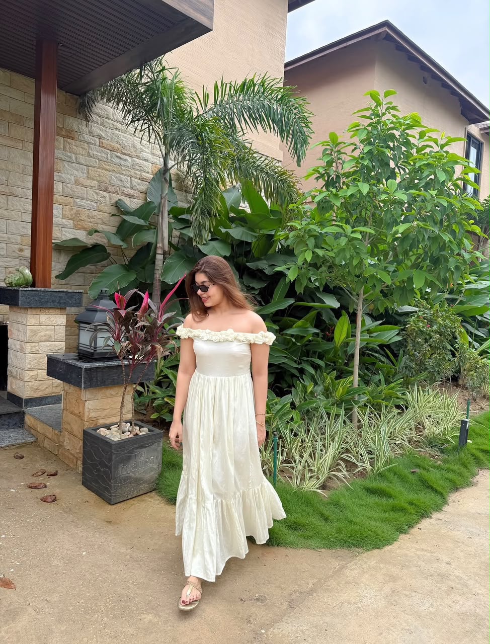 Ivory Flora Dress